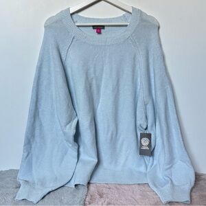 Vince camuto blue frozen sweater